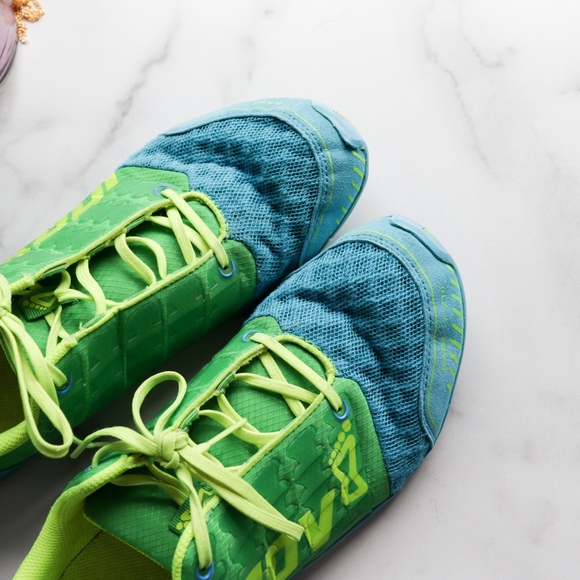 INOV8 BARE-FX 210 blue green Running shoe - Picture 2 of 7